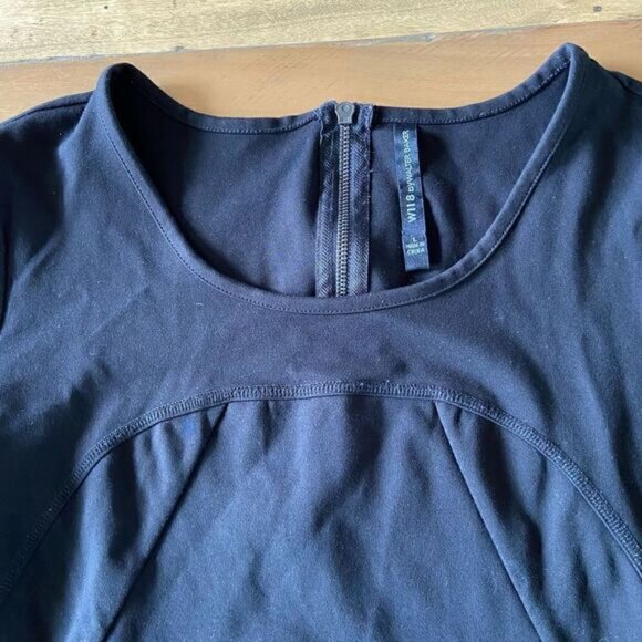 W118 by Walter Baker Long Sleeve Black Dress - Large - Picture 2 of 7